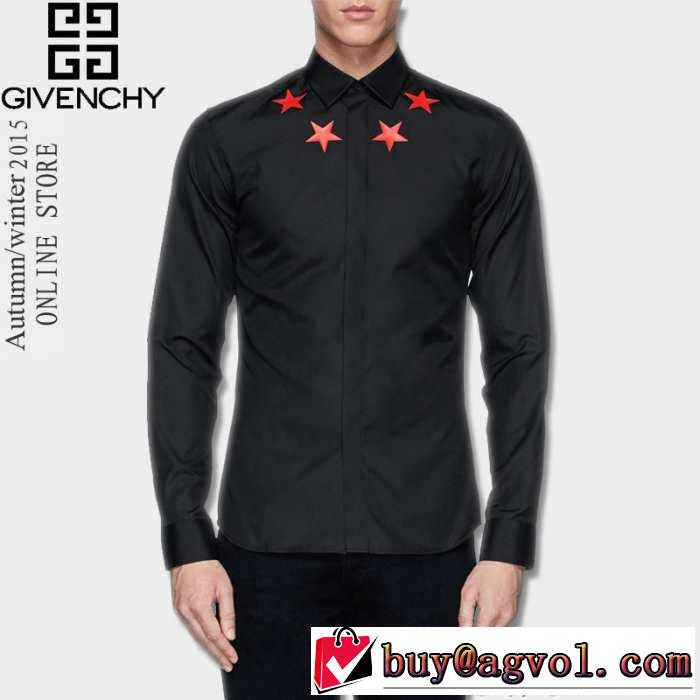 ファション性ある　 2015秋冬 GIVENCHY ジバンシー 快適　長袖シャツ 2色可選