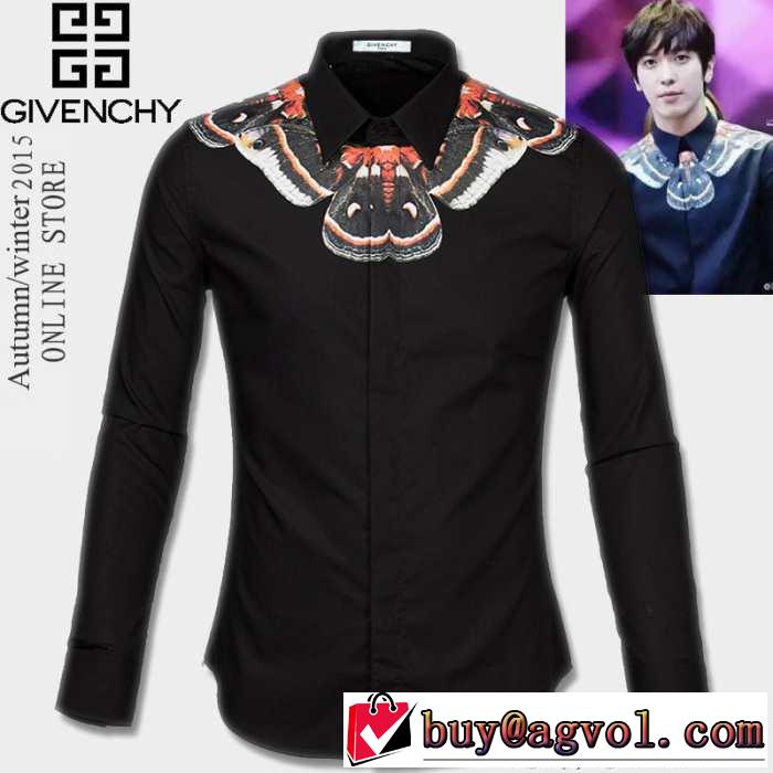 大活躍する　 2015秋冬 GIVENCHY ジバンシー 雰囲気が漂う　長袖シャツ