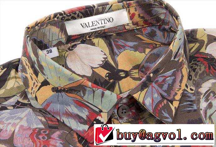 新作　 2015秋冬 VALENTINO ヴァレンティノ 高級感あるデザイン　長袖シャツ プリント
