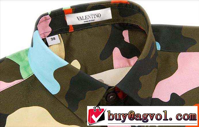 目を引く　 2015秋冬 VALENTINO ヴァレンティノ　画期的 長袖シャツ 迷彩