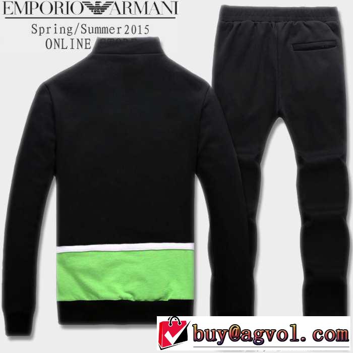 2015 美品 ARMANI アルマーニ 着心地の良いジャージセット 3色可選