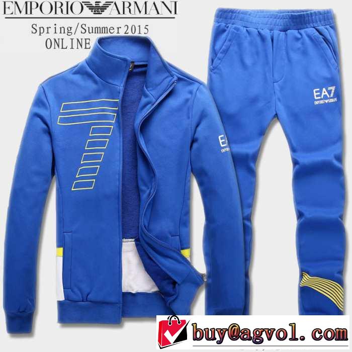 2015 美品 ARMANI アルマーニ 着心地の良いジャージセット 3色可選