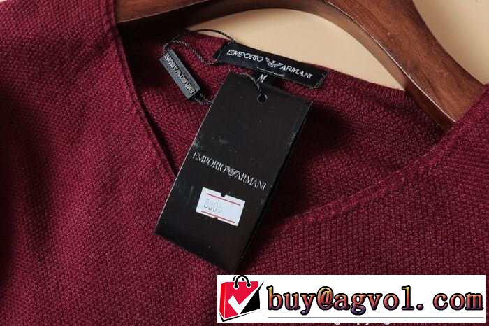お買い得　2015秋冬 ARMANI アルマーニ 満点のニットセーター 5色可選