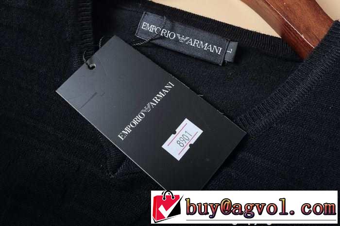 プレゼントに 2015秋冬 ARMANI アルマーニ 伸縮性のあるニットセーター 2色可選