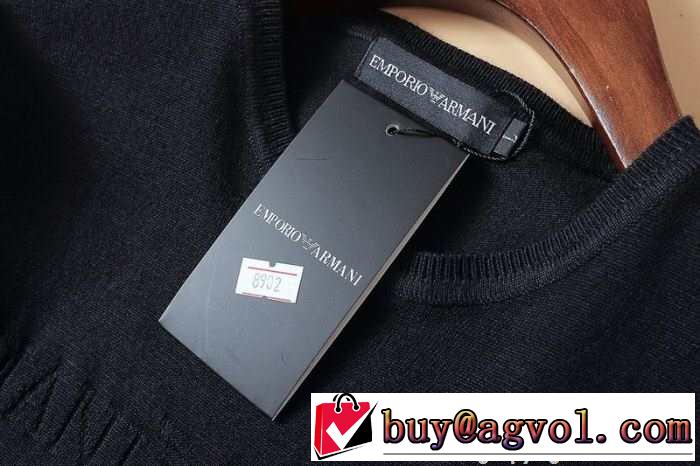印象のデザイン 2015秋冬 ARMANI アルマーニ 伸縮性に優れニットセーター 2色可選