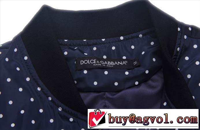 2015 高級感溢れる　Dolce&Gabbana ドルチェ＆ガッバーナ スタジアムジャンパー 4色可選
