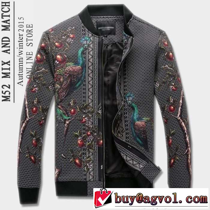 人気販売　2015秋冬 今季セール Dolce&Gabbana ドルチェ＆ガッバーナ ファッション性あるネック ブルゾン