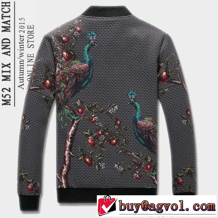 人気販売　2015秋冬 今季セール Dolce&Gabbana ドルチェ＆ガッバーナ ファッション性あるネック ブルゾン