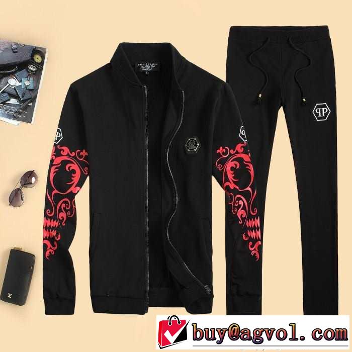 値下げる 2015秋冬 PHILIPP PLEIN フィリッププレイン　ファション性ある　 ジャージセット 2色可選