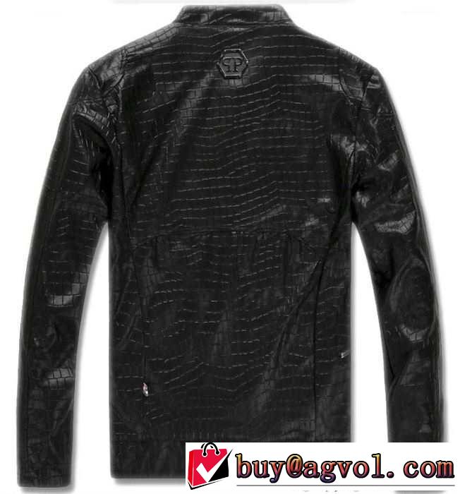 人気販売 2015秋冬 PHILIPP PLEIN フィリッププレイン　満点 革ジャケット