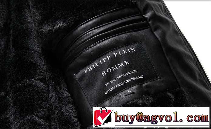 肌触りが魅力 2015秋冬 PHILIPP PLEIN フィリッププレイン 満点　革ジャケット
