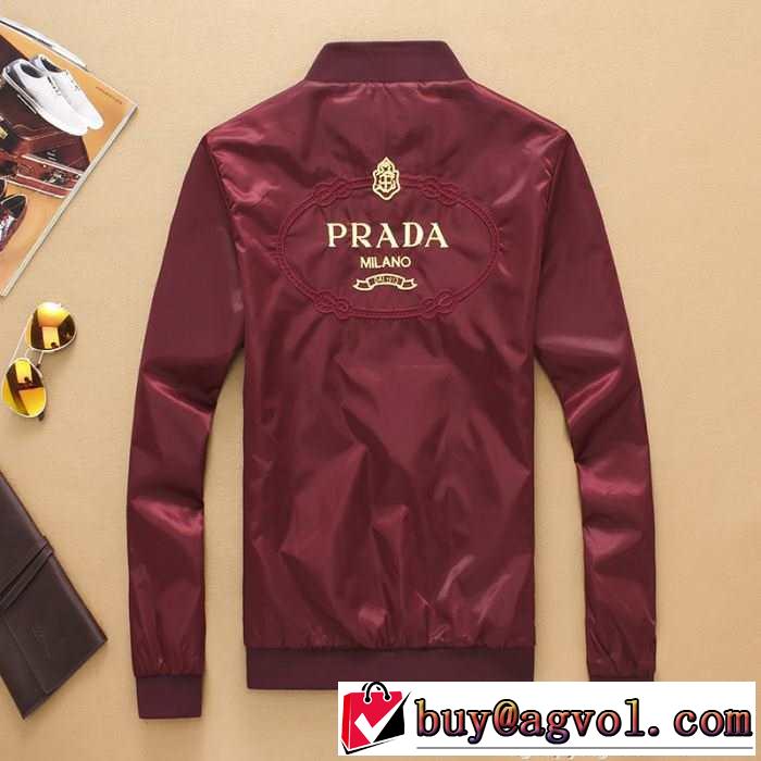 今季セール　2015秋冬 PRADA プラダ デザイン性溢れるスタジアムジャンパー 4色可選