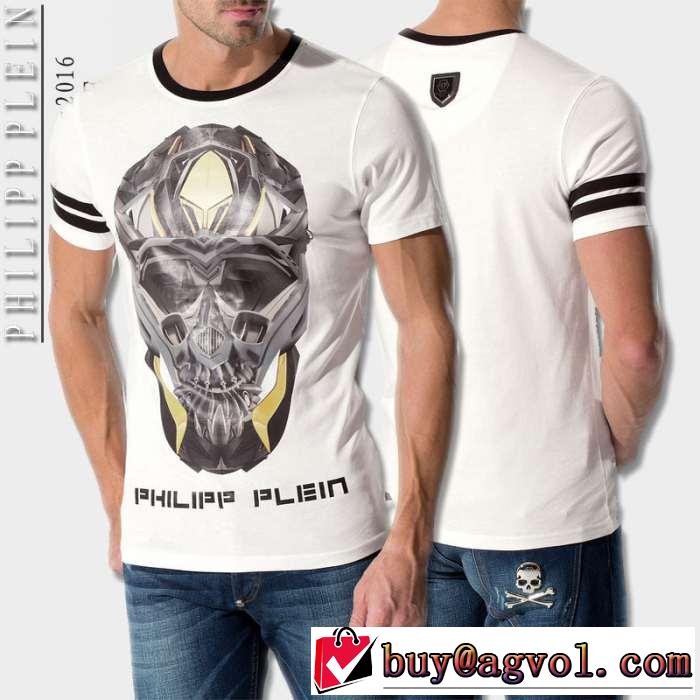 上質 大人気！2016春夏 フィリッププレイン PHILIPP PLEIN 半袖Tシャツ 2色可選