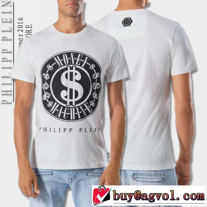 2016春夏 欧米韓流/雑誌  PHILIPP PLEIN フィリッププレイン 半袖Tシャツ 2色可選