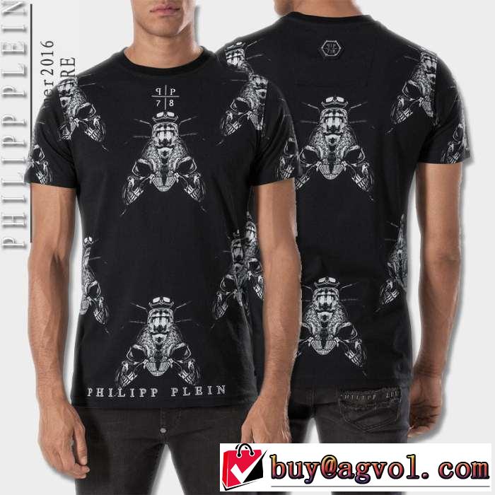 2016春夏 PHILIPP PLEIN フィリッププレイン ～希少  半袖Tシャツ 2色可選