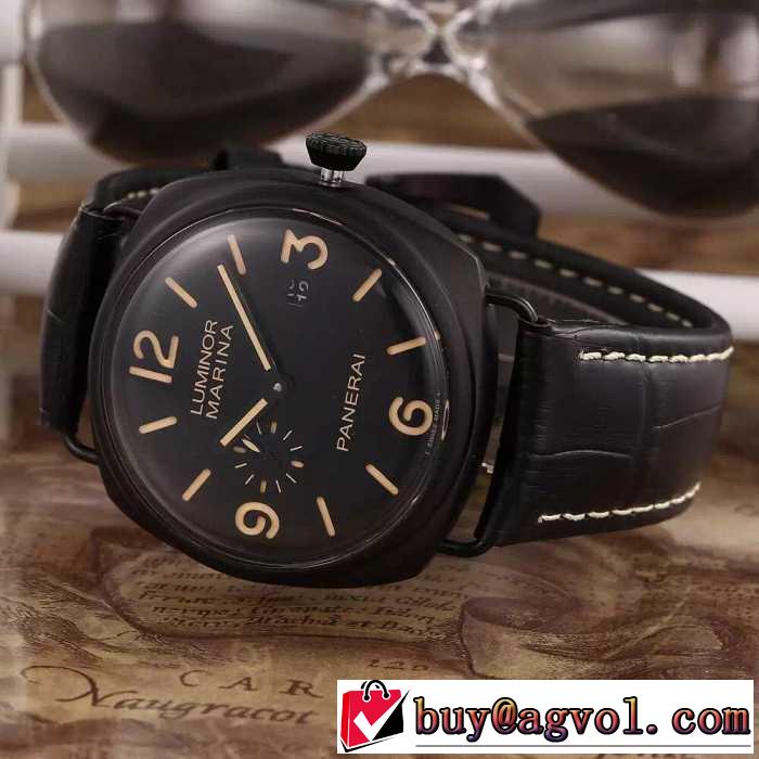 重宝するアイテム 2016 パネライ  PANERAI 3針クロノグラフ 日付表示 腕時計