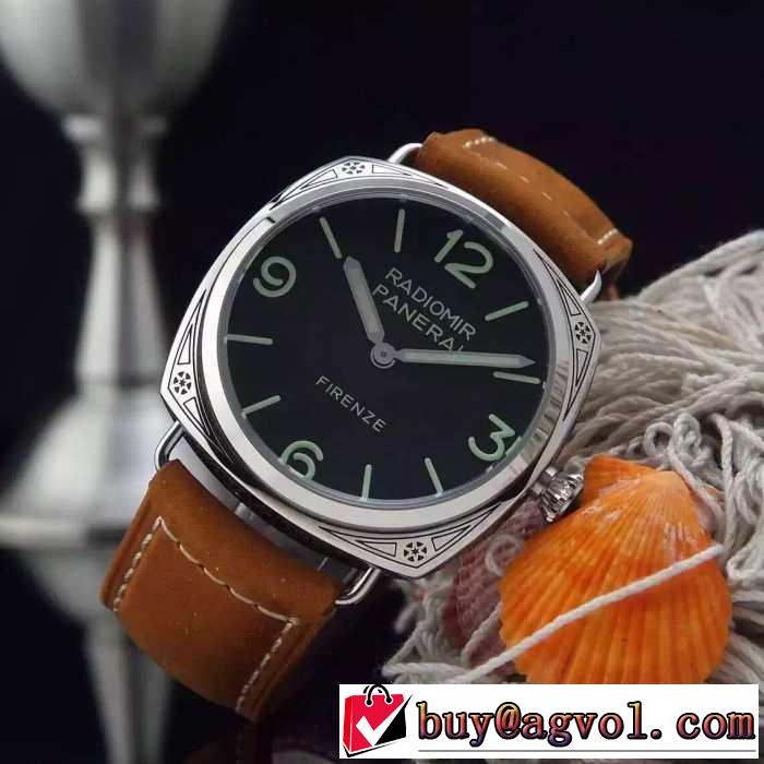 首胸ロゴ 2016 パネライ PANERAI 2針クロノグラフ 腕時計