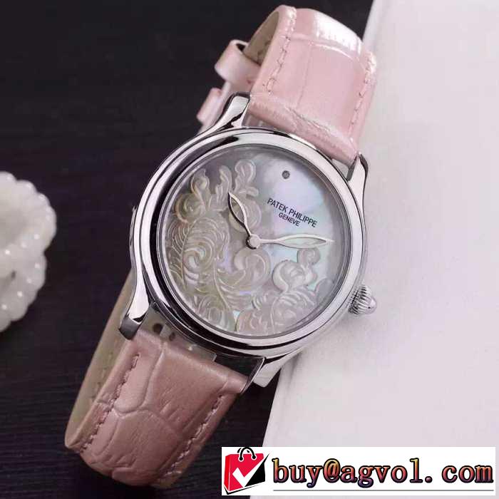 欧米韓流/雑誌  2016 パテックフィリップ Patek Philippe 2針クロノグラフ 女性用腕時計