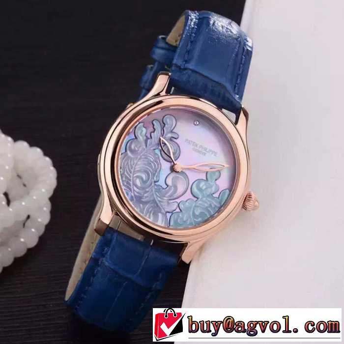 お洒落に魅せる 2016 パテックフィリップ Patek Philippe 2針クロノグラフ 女性用腕時計