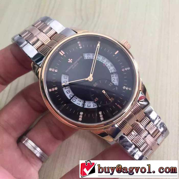 めちゃくちゃお得  2016 ヴァシュロン?コンスタンタンVacheron Constantin  3針クロノグラフ 男性用腕時計