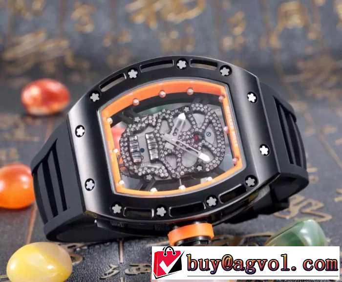 希少 2016 リシャールミル RICHARD MILLE 透かし彫りムーブメント 男性用腕時計