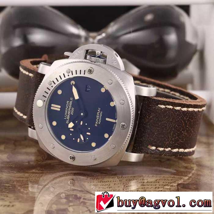 存在感◎2016 パネライ PANERAI 3針クロノグラフ 日付表示 腕時計