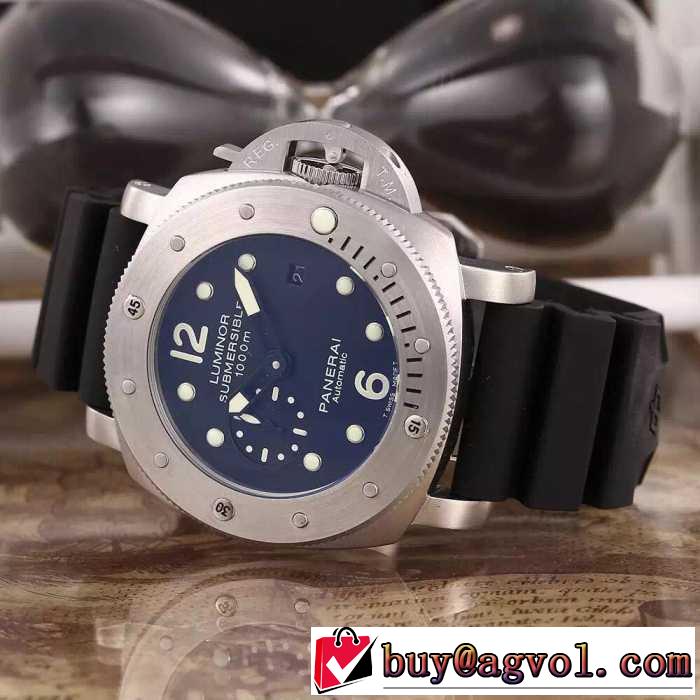 超人気美品◆ 2016  パネラ イ PANERAI 3針クロノグラフ 日付表示 腕時計