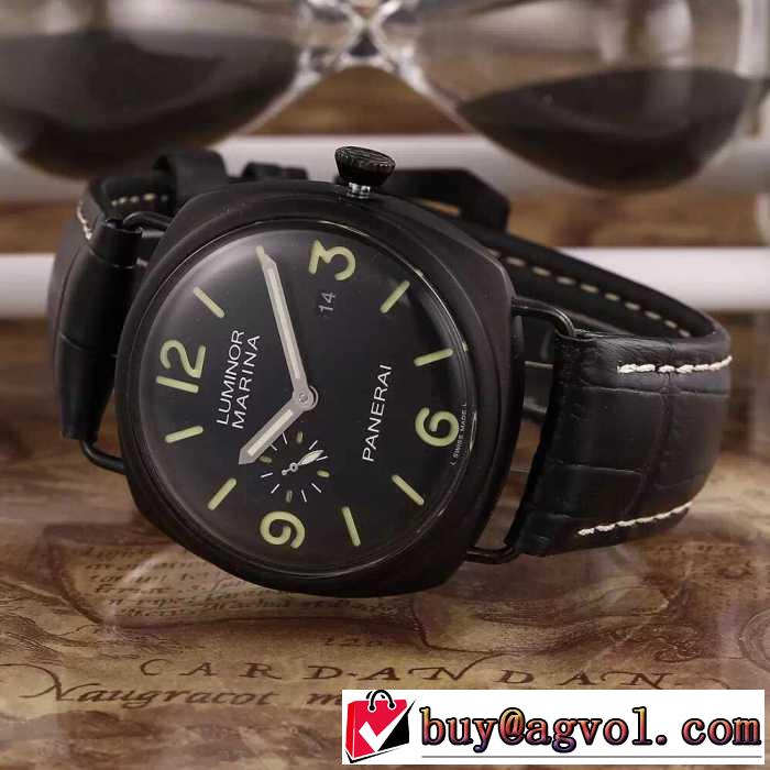 格安！2016 panerai パネライ 3針クロノグラフ 日付表示 腕時計