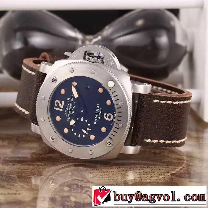 高級感溢れるデザイン2016 パネライ PANERAI 3針クロノグラフ 日付表示 腕時計
