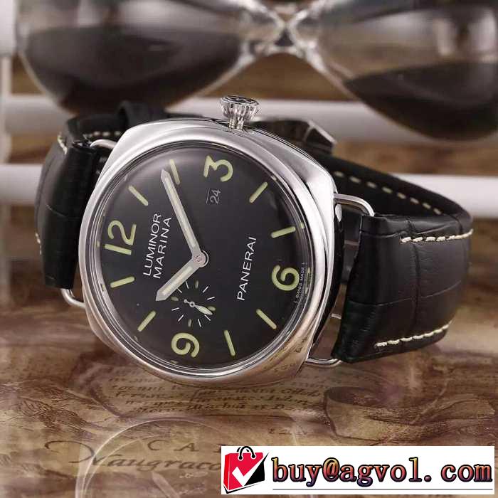 耐久性に優れ 2016 パネライ PANERAI 3針クロノグラフ 日付表示 腕時計