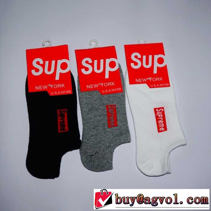 2016お買得 シュプリームSUPREME 靴下 男女兼用 3色可選