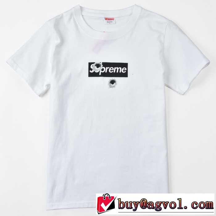 スタイリッシュな印象 2016 シュプリームSUPREME  ファション 男女兼用 半袖Tシャツ 2色可選