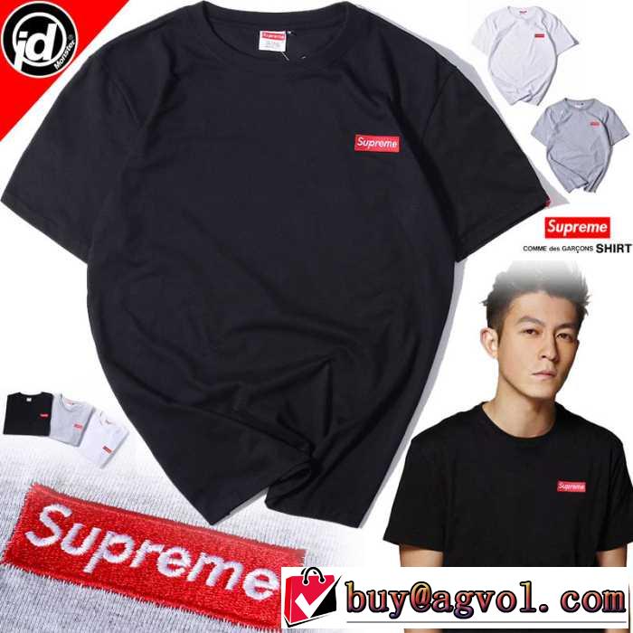 人気激売れ 2016 シュプリーム  SUPREME半袖Tシャツ 男女兼用 3色可選