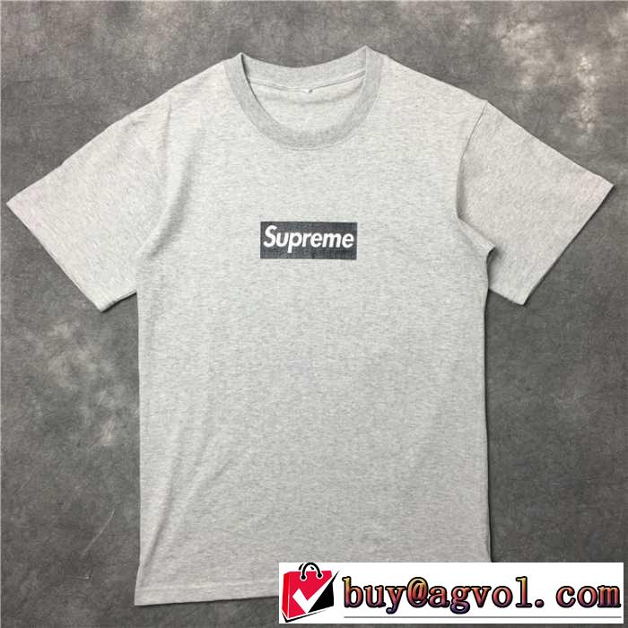2016高級感ある  シュプリームSUPREME 半袖Tシャツ 2色可選 男女兼用