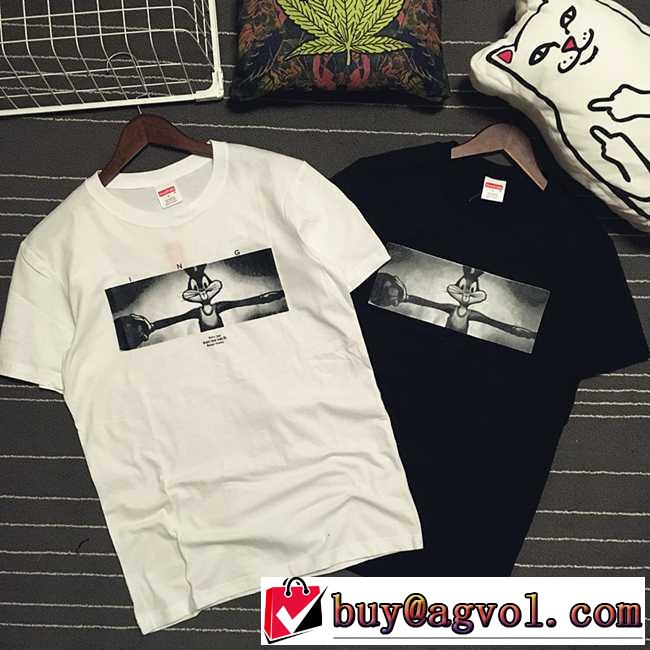 希少 2016  シュプリームSUPREME 半袖Tシャツ 2色可選 男女兼用