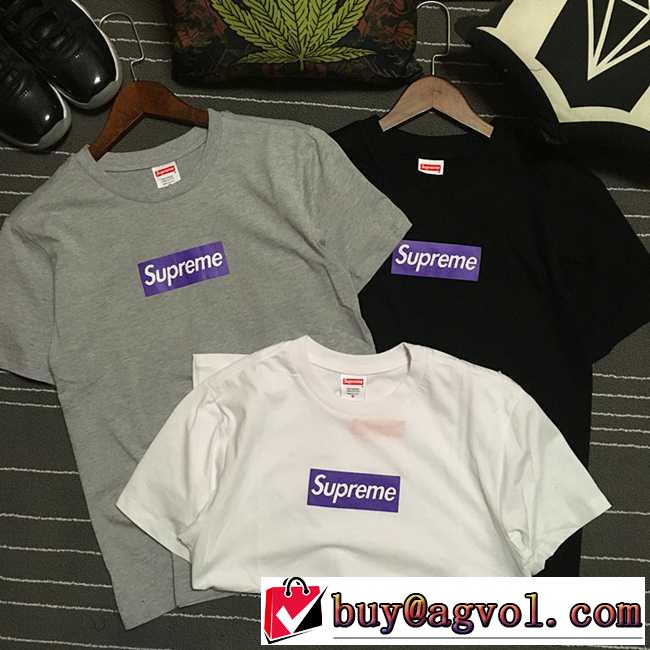 ファッション 人気 2016 シュプリーム  SUPREME半袖Tシャツ 男女兼用 3色可選