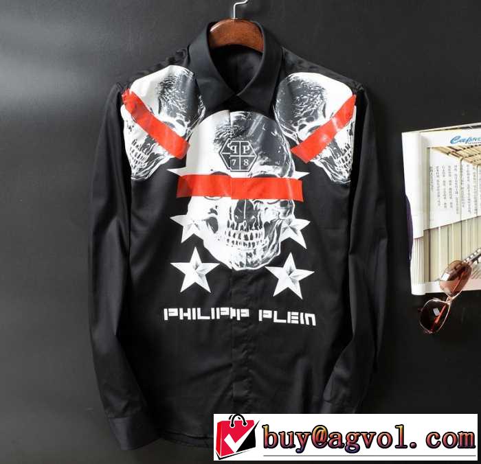 2016春夏 フィリッププレイン PHILIPP PLEIN 一味違うケーブル編みが魅力満点 長袖シャツ
