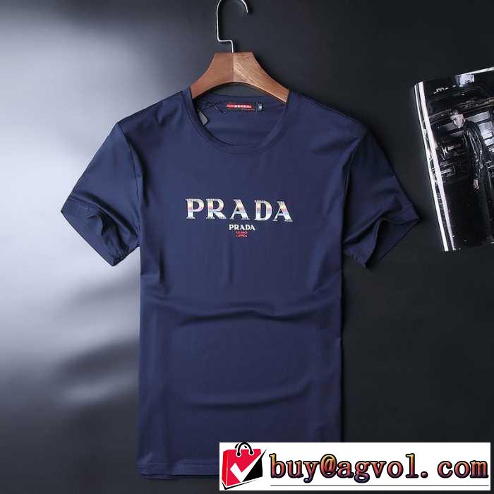 2016春夏 プラダ PRADA お洒落な存在感 半袖Tシャツ 3色可選