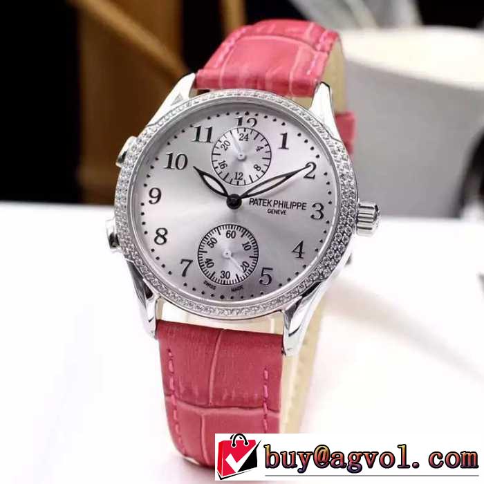 愛らしさ抜群！2016 Patek Philippe パテックフィリップ 女性用腕時計 5色可選