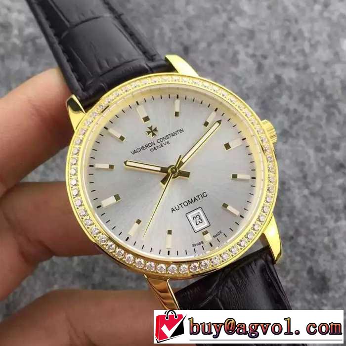 ムダな装飾を排したデザイン2016 Vacheron Constantin ヴァシュロン コンスタンタン サファイヤクリスタル風防 ETA2824ムーブメント 男女兼用腕時計 6色可選