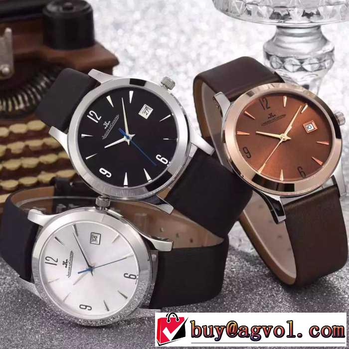 耐久性のある2016 JAEGER-LECOULTRE ジャガールクルト サファイヤクリスタル風防 男女兼用腕時計 3色可選