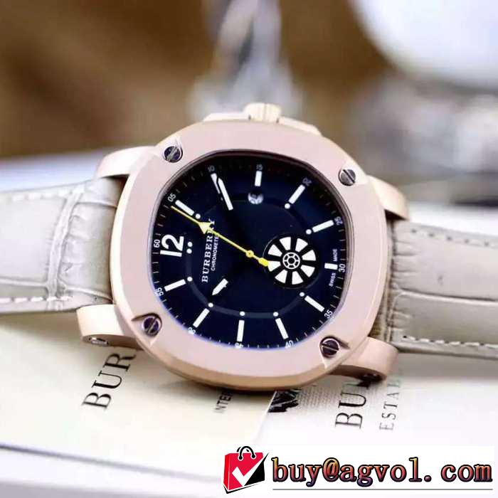 長く愛用できる2016 BURBERRY バーバリー  515スイスムーブメント 44mm 男性用腕時計 多色選択可