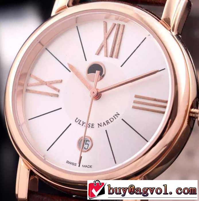 サイズ豊富2016 ULYSSE NARDIN ユリスナルダン 男性用腕時計 5色可選