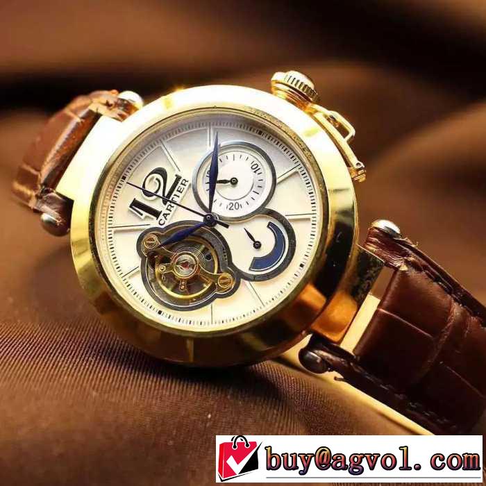2016 CARTIER カルティエ 上品上質 機械式（自動巻き）ムーブメント 男性用腕時計 多色選択可