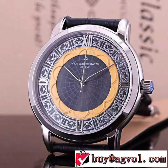2016 大人キレイに仕立てる Vacheron Constantin ヴァシュロン コンスタンタン 日本製クオーツ 男性用腕時計 4色可選