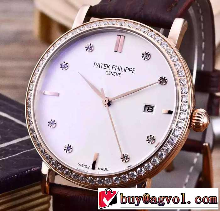 2016 落ち着いた感覚Patek Philippe パテックフィリップ 自動巻き  ムーブメント 恋人腕時計 6色可選