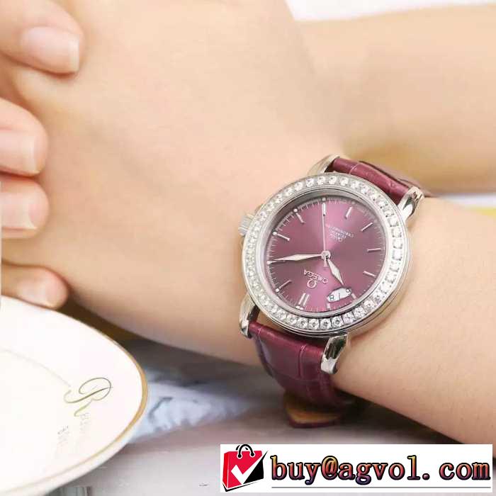 2016 おすすめ/オススメOMEGA オメガ スイス輸入クオーツムーブメント 女性用腕時計 7色可選