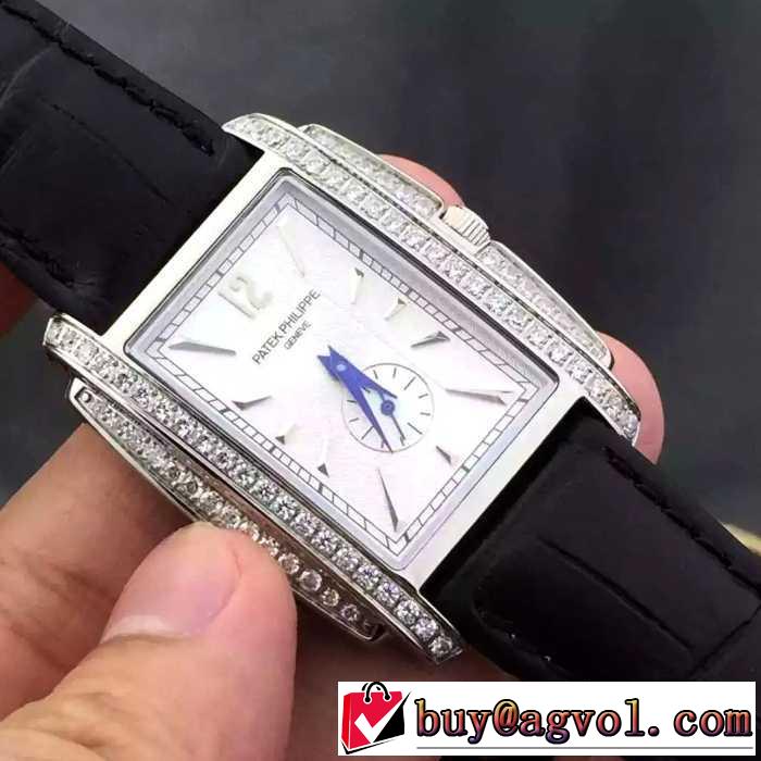 人気激売れ2016 Patek Philippe パテックフィリップ サファイヤクリスタル風防 女性用腕時計 6色可選