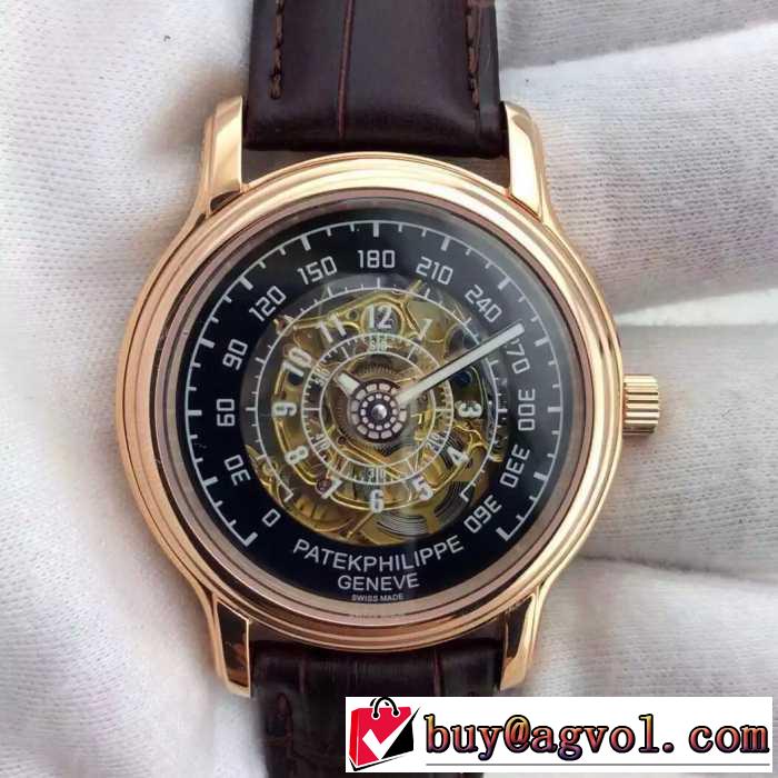 大絶賛！ 2016 Patek Philippe パテックフィリップ 男性用腕時計 2色可選