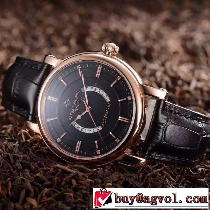 抜群の雰囲気が作れる!2016 Patek Philippe パテックフィリップ 男性用腕時計 4色可選